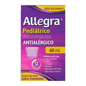 Allegra Pediátrico Suspensão Oral 60ml