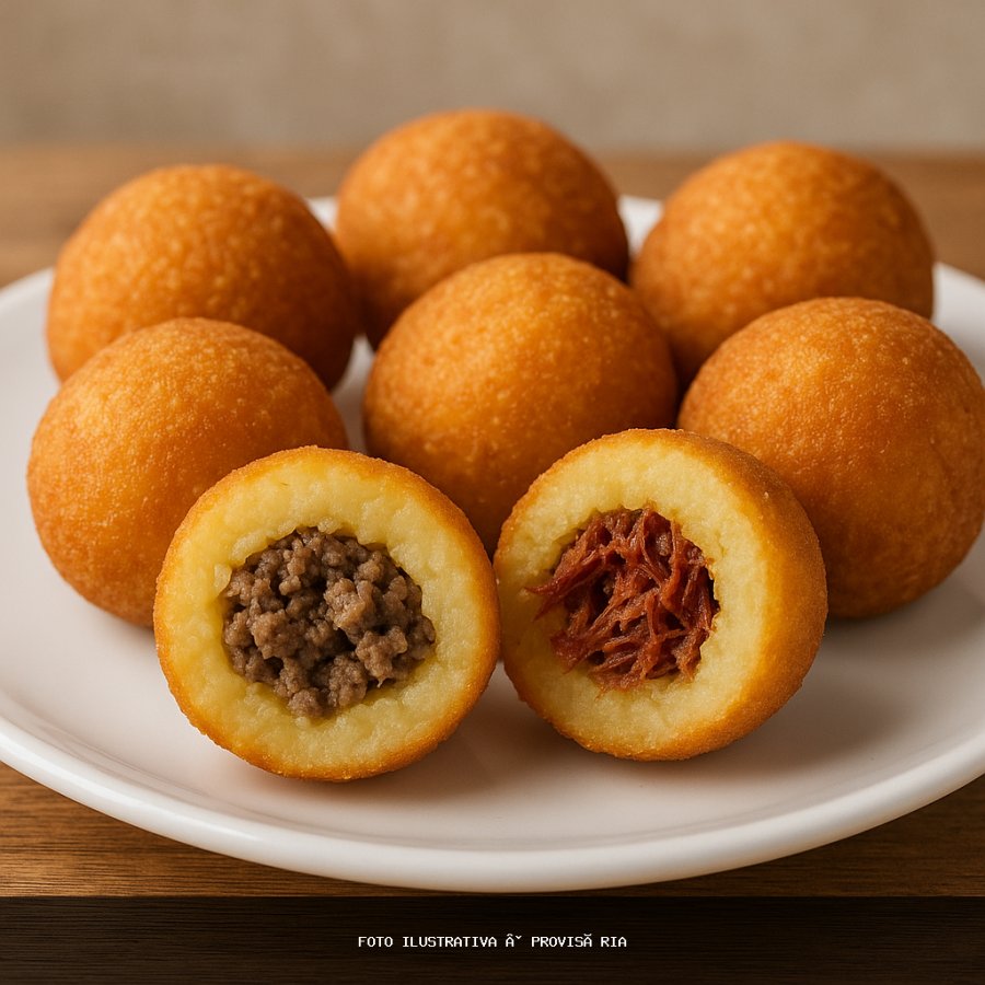 bolinho de aipim com carne moída   bolinho de aipim com carne seca 10 e 98