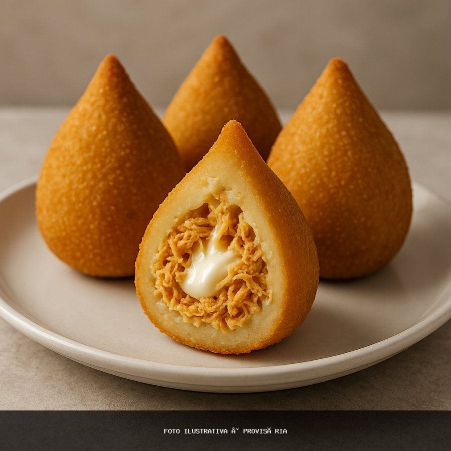 Coxinha de frango catupiry