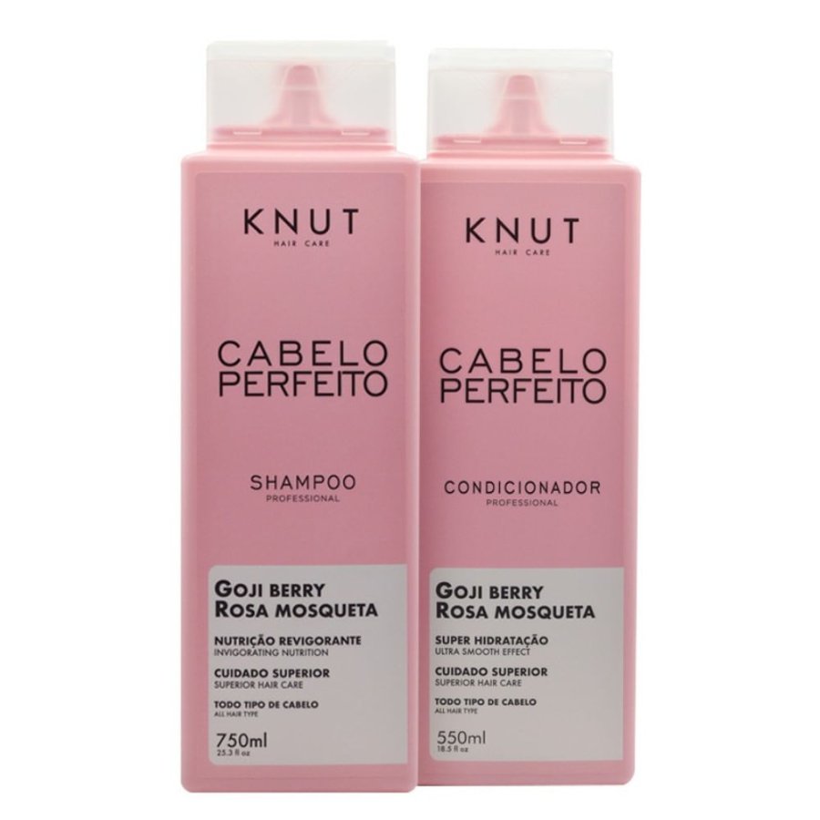 Kit Knut Cabelos Perfeitos Shampoo 750ml + Condicionador 550ml