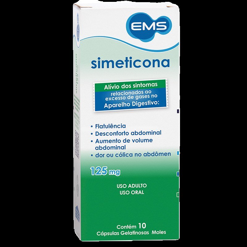 Simeticona 125mg 10 cáps.