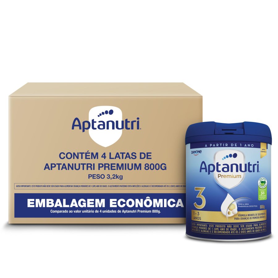 Fórmula Infantil Aptanutri Premium 1-3 anos 800g